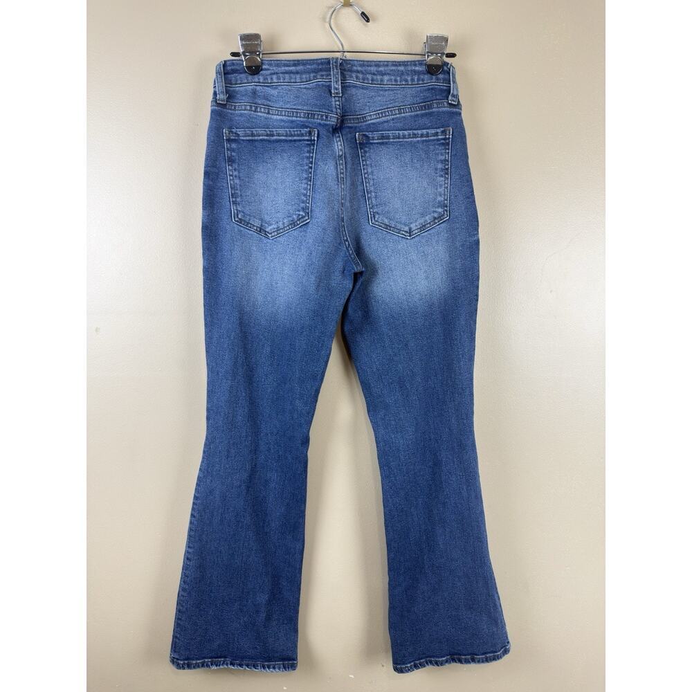 Kut from the Kloth Nadia High Rise Flare Jeans Women’s Size 4 Distressed - Picture 7 of 15